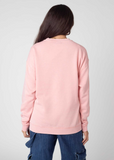 Burnout Crew Sweatshirt in Urban Pink