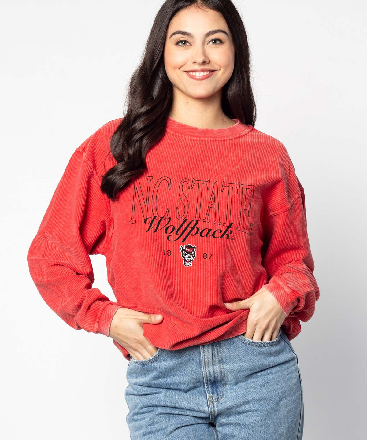 NC State Wolfpack oversized women's sweatshirt