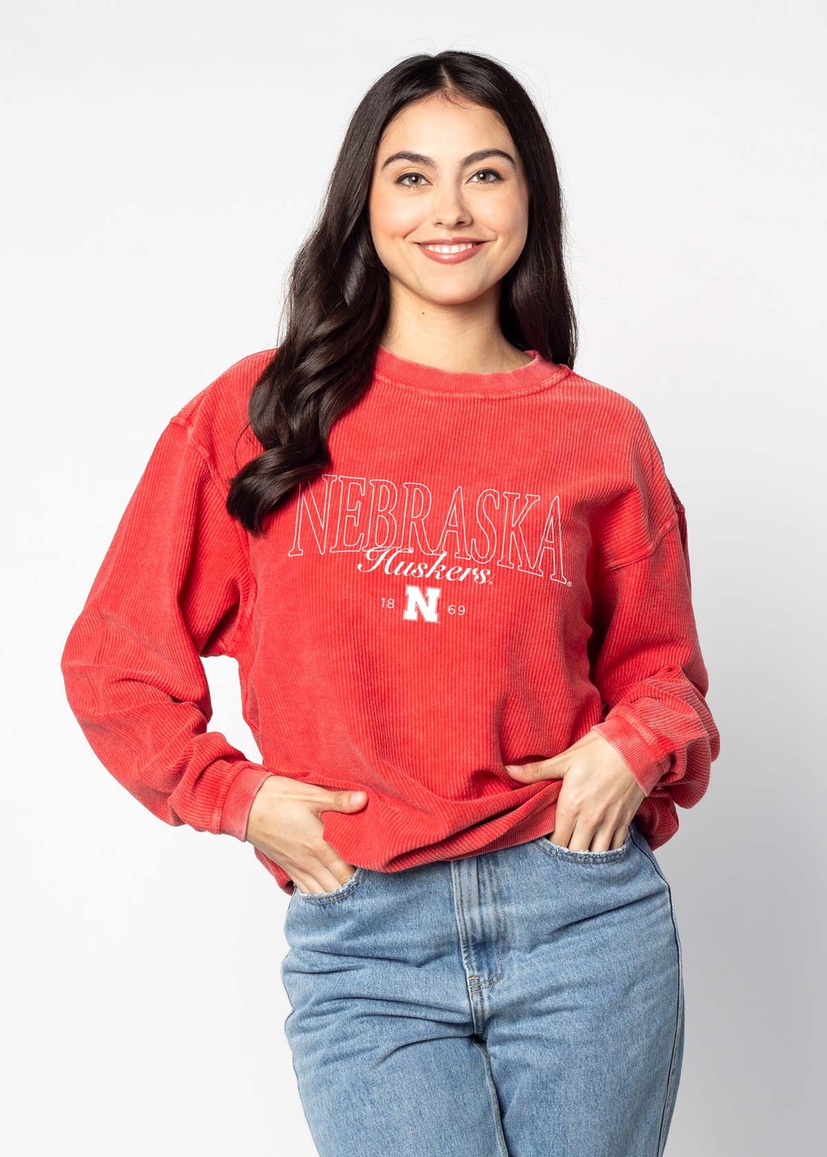 Nebraska Cornhuskers oversized women's sweatshirt
