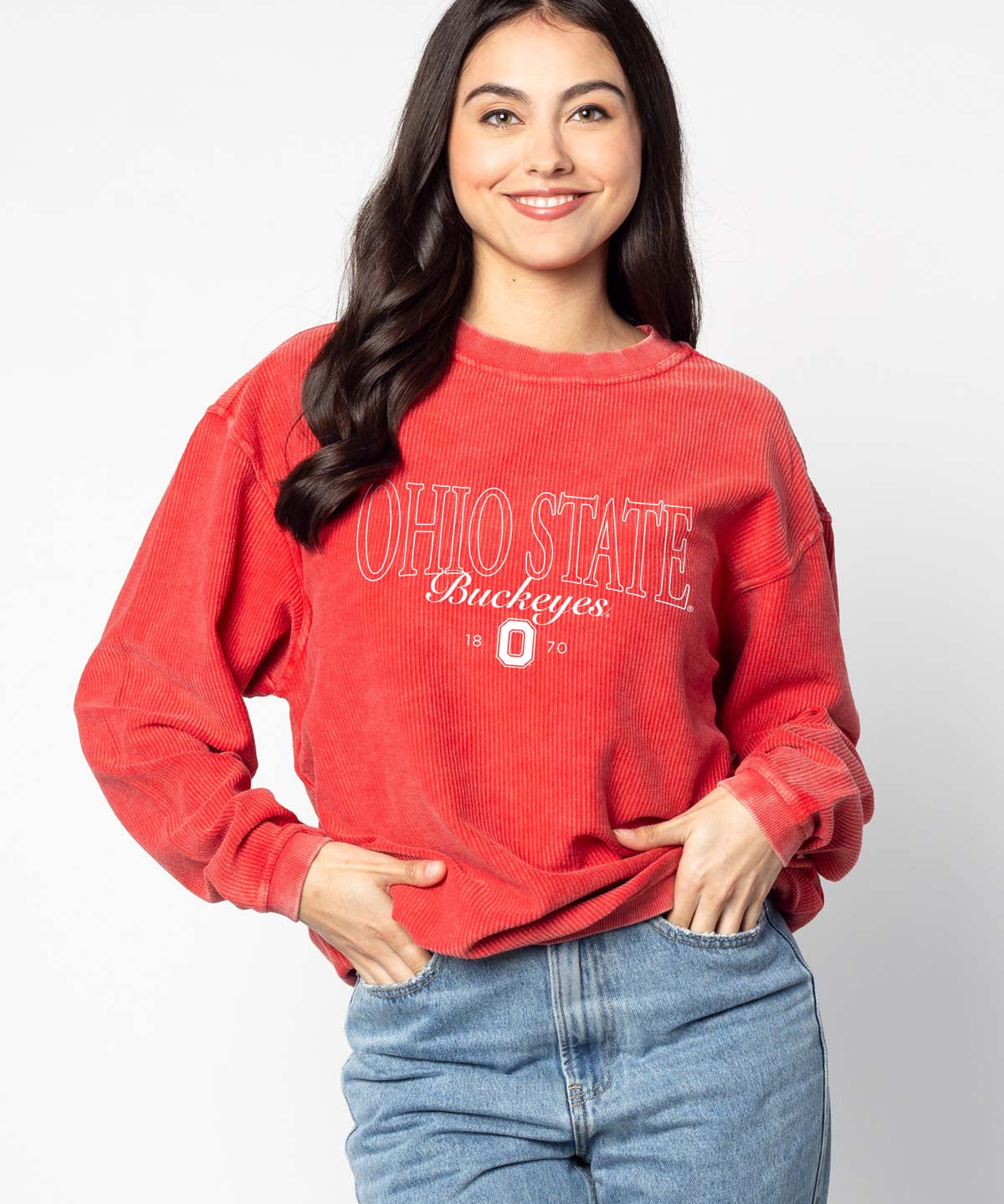 Ohio State Buckeyes oversized women's sweatshirt