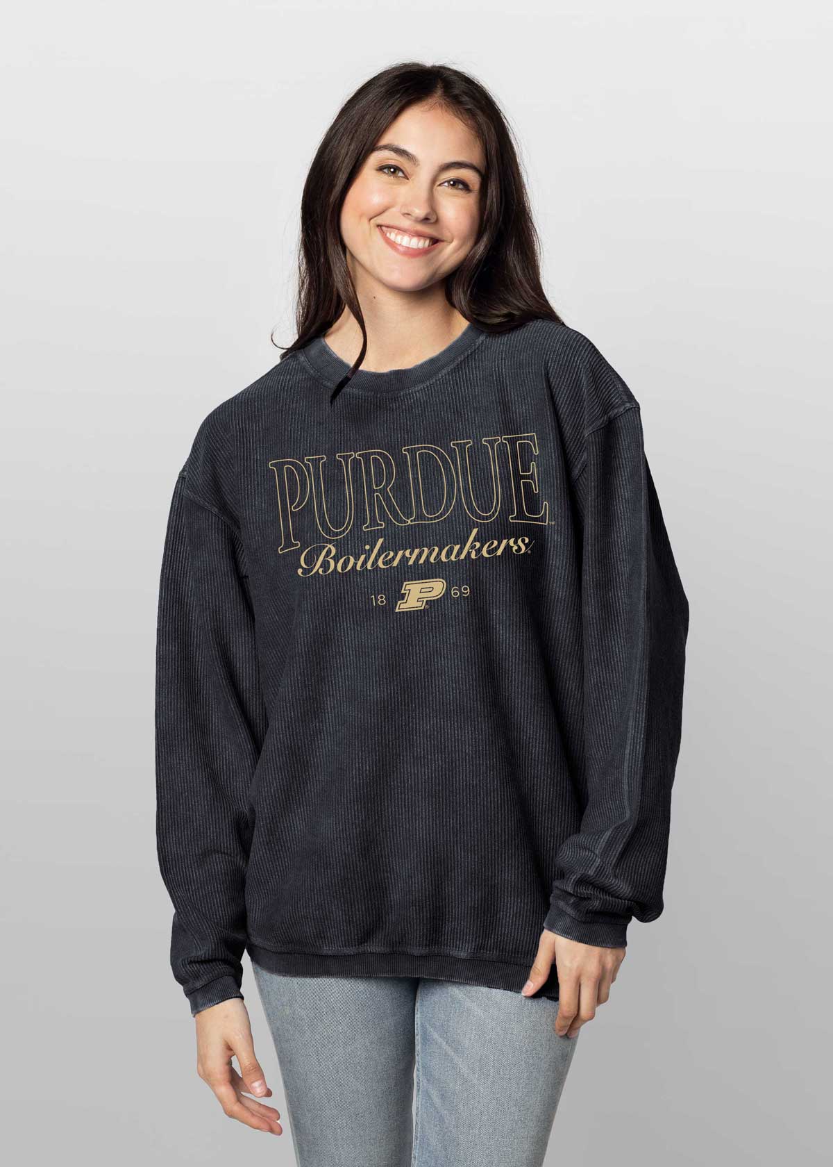 売れ筋商品|||ゲームデイ カットソー トップス レディース Women's Black Purdue Boilermakers Hall of Fame Colorblock Pullover Hoodie Black Women's Gameday Couture Black Purdue Boilermakers Hall of