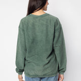 The Original Corded Crew Michigan State Green  Sweatshirt