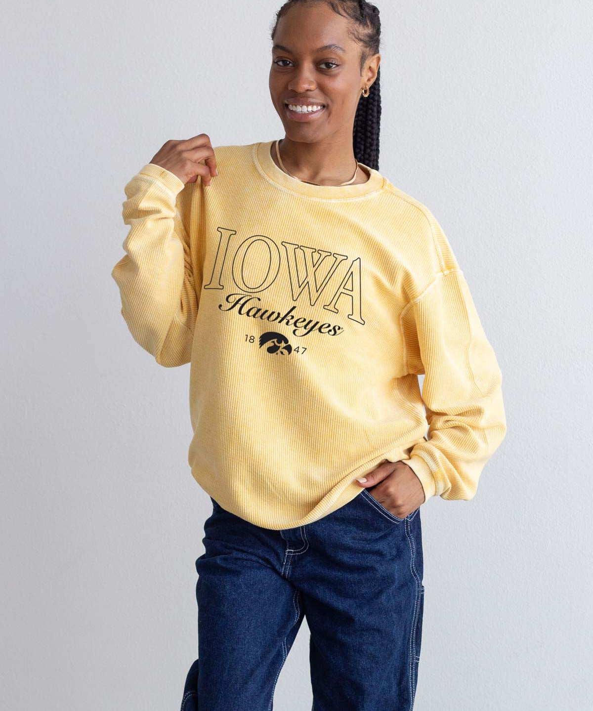 Iowa Hawkeyes oversized women's sweatshirt