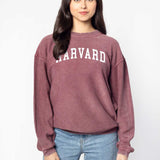Harvard College Block Original Corded Crew