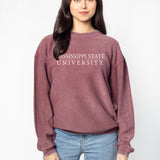 The Original Corded Crew Mississippi State Bulldogs with Distressed Bar