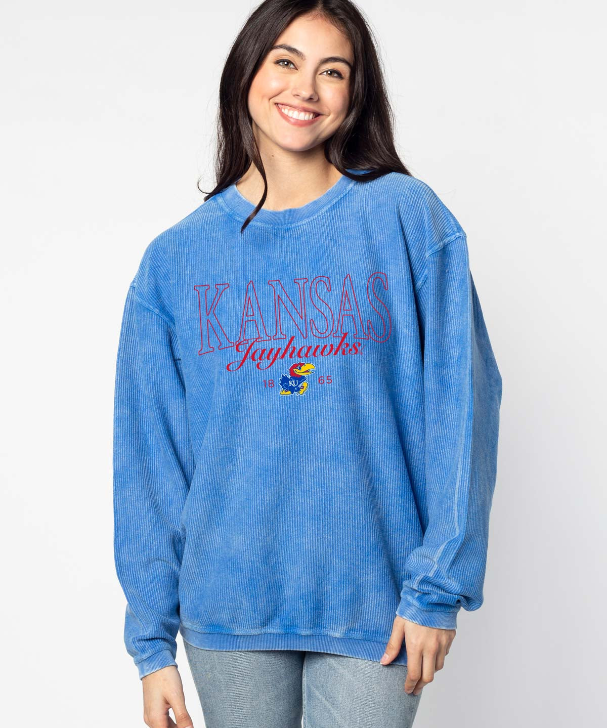Kansas Jayhawks oversized women's sweatshirt