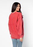 Corded Sweatshirt Arkansas Razorbacks in Crimson