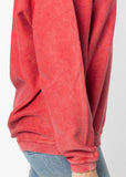 Corded Sweatshirt Indiana Hoosiers in Crimson