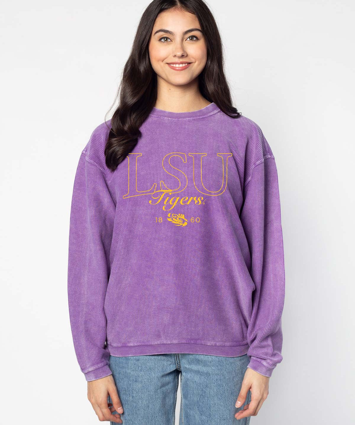 LSU Tigers oversized women's sweatshirt