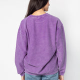 The Original Corded Crew LSU Tigers in Purple