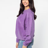 The Original Corded Crew LSU Tigers in Purple