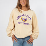 The Original Corded Crew LSU Tigers in Natural