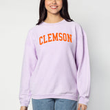 The Original Corded Crew Clemson Tigers in Lilac Purple
