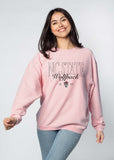 The Original Corded Crew NC State Wolfpack Cliffs Notes in Urban Pink