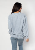 The Original Corded Crew Michigan Wolverines Cliffs Notes in Faded Denim