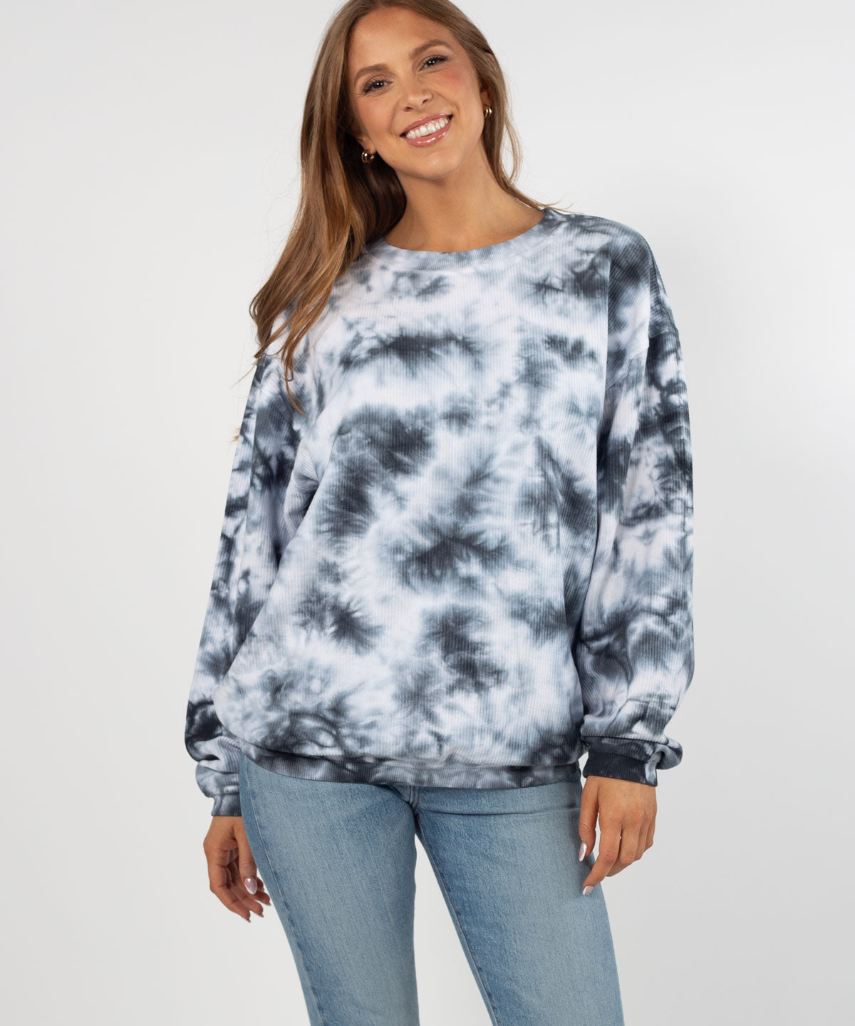 The Original Corded Crew in Tie-Dye