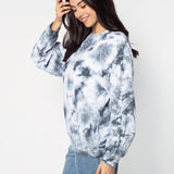 The Original Corded Crew Auburn Tigers in Slate Tie-Dye