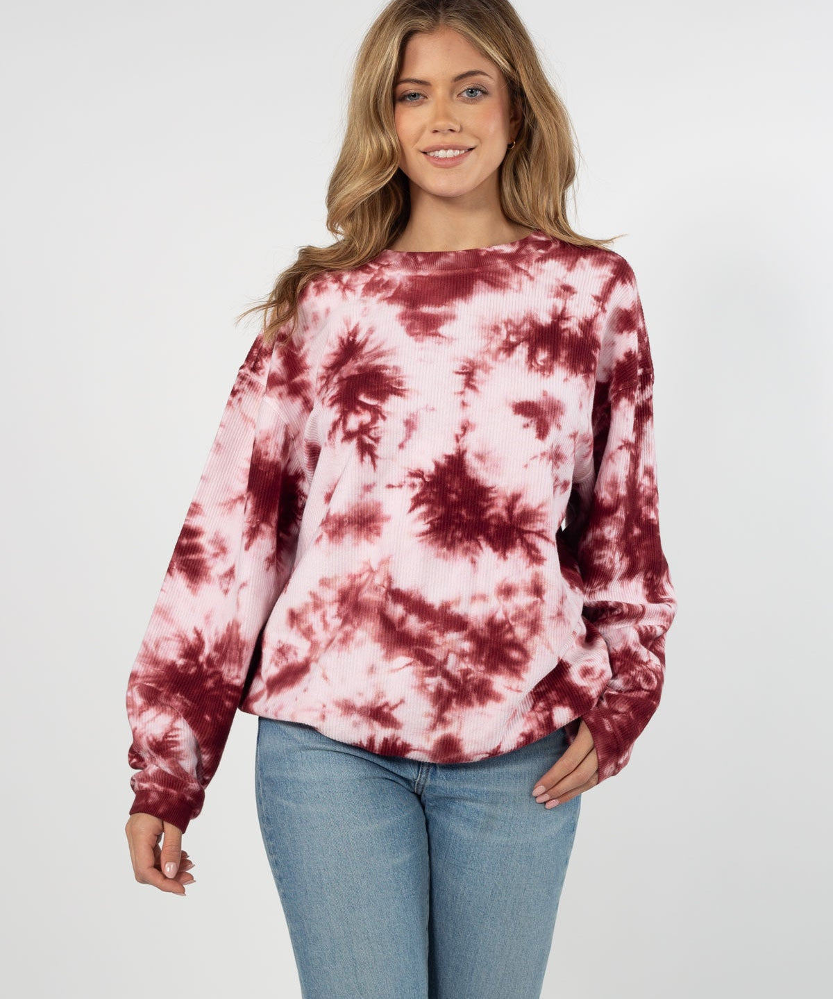 The Original Corded Crew in Tie-Dye