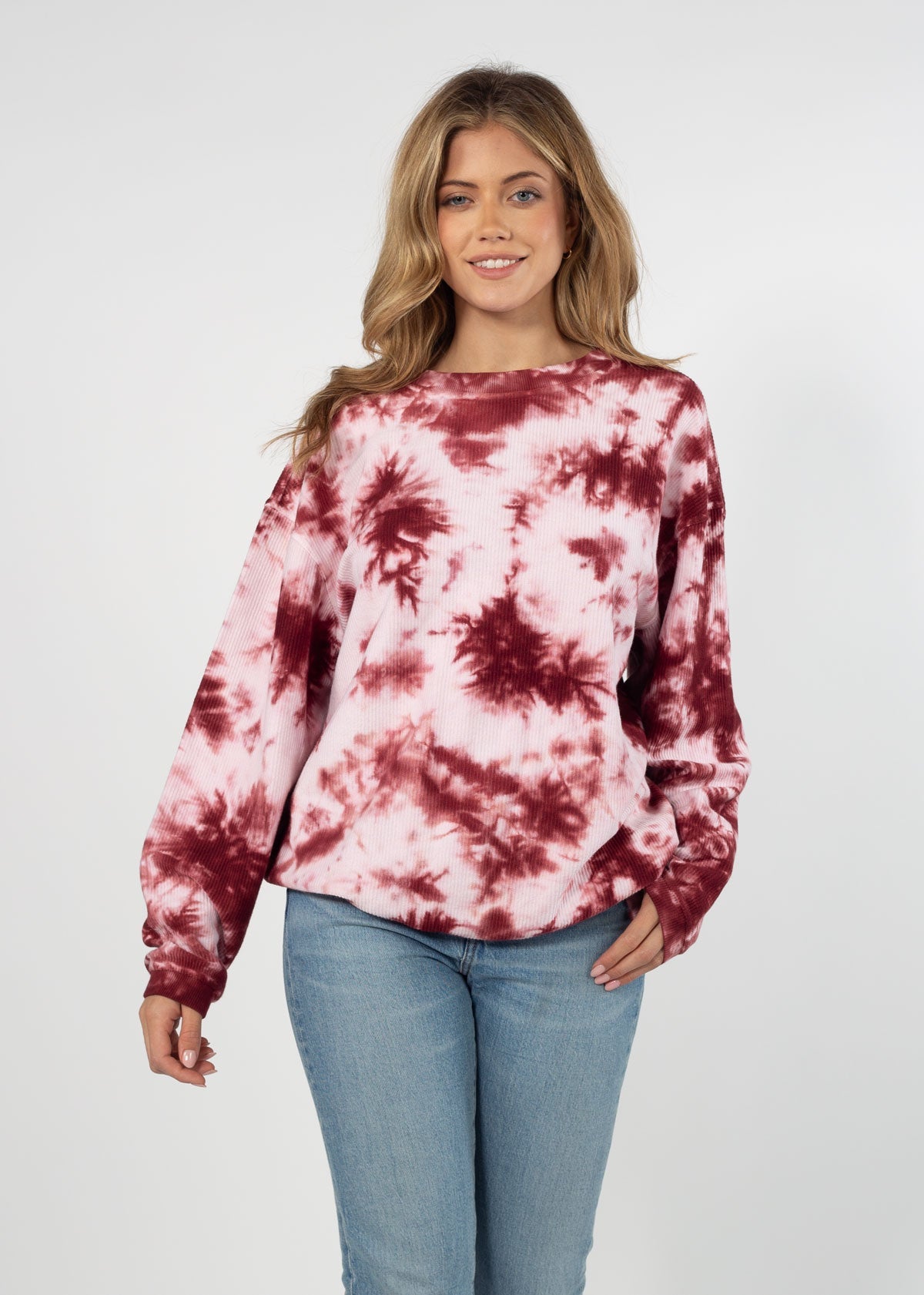 The Original Corded Crew in Tie-Dye