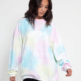 The Original Corded Crew West Virginia Mountaineers in Rainbow Tie-Dye