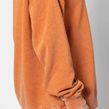 Texas Longhorns Orientation Burnout Crew Sweatshirt in Burnt Orange