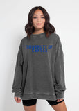 Campus Crew Sweatshirt Kansas Jayhawks in Charcoal