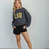 LSU Tigers Campus Crew in Charcoal