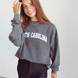 South Carolina Gamecocks Charcoal Campus Crew Sweatshirt