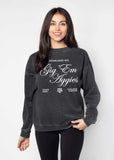 Texas A&M Aggies burnout crewneck sweatshirt for women