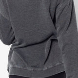 Texas Longhorns Orientation Burnout Crew Sweatshirt in Charcoal