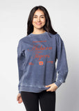 Auburn Tigers burnout crewneck sweatshirt for women