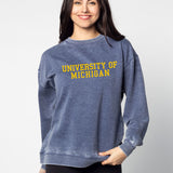 Campus Crew Sweatshirt Michigan Wolverines in Ink