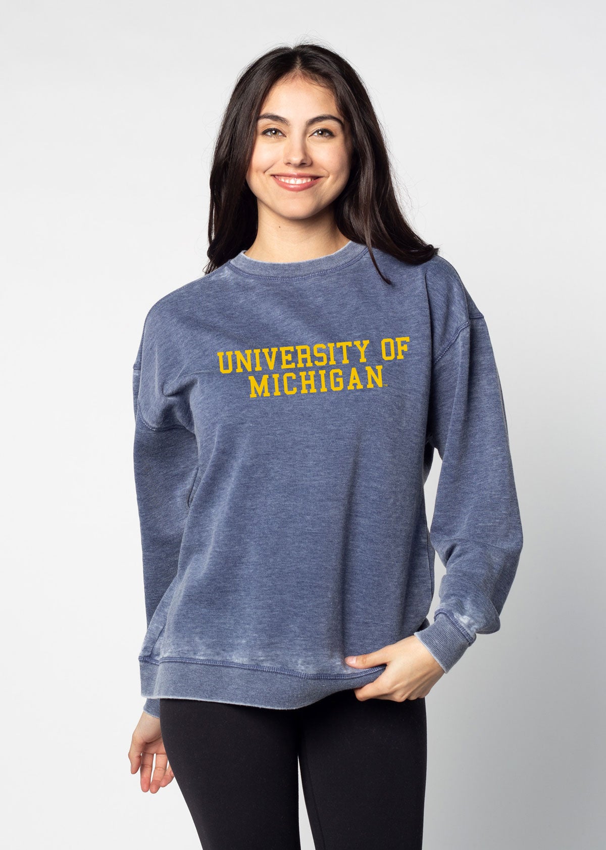 Campus Crew Sweatshirt Michigan Wolverines in Ink