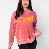 Campus Crew Sweatshirt Iowa State Cyclones in Cardinal