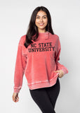 Campus Crew Sweatshirt North Carolina State Wolfpack in Cardinal