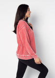Alabama Crimson Tide Orientation Burnout Crew Sweatshirt in Cardinal