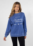 Kentucky Wildcats burnout crewneck sweatshirt for women