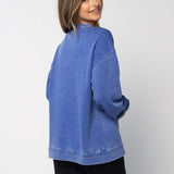 Kentucky Wildcats Orientation Burnout Crew Sweatshirt in Cobalt