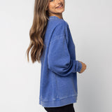 Kentucky Wildcats Orientation Burnout Crew Sweatshirt in Cobalt