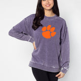 Campus Crew Sweatshirt Clemson Tigers in Grape