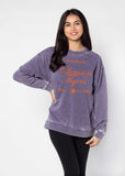 Clemson Tigers burnout crewneck sweatshirt for women
