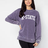 Campus Crew Sweatshirt K-State Wildcats in Grape