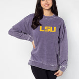 Campus Crew Sweatshirt LSU Tigers in Grape