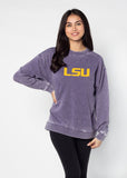 Campus Crew Sweatshirt LSU Tigers in Grape
