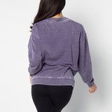 Campus Crew Sweatshirt Clemson Tigers in Grape