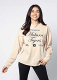 Auburn Tigers Orientation Burnout Crew Sweatshirt in Oatmeal