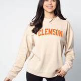 Campus Crew Sweatshirt Clemson Tigers in Oatmeal