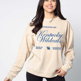 Kentucky Wildcats Orientation Burnout Crew Sweatshirt in Oatmeal