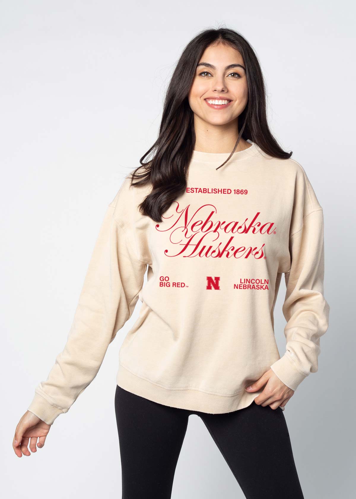 売れ筋商品|||ゲームデイ カットソー トップス レディース Women's White Nebraska Huskers Freestyle Fleece Pullover Sweatshirt White Women's Gameday Couture White Nebraska Huskers Freestyle
