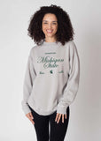 Michigan State Spartans burnout crewneck sweatshirt for women